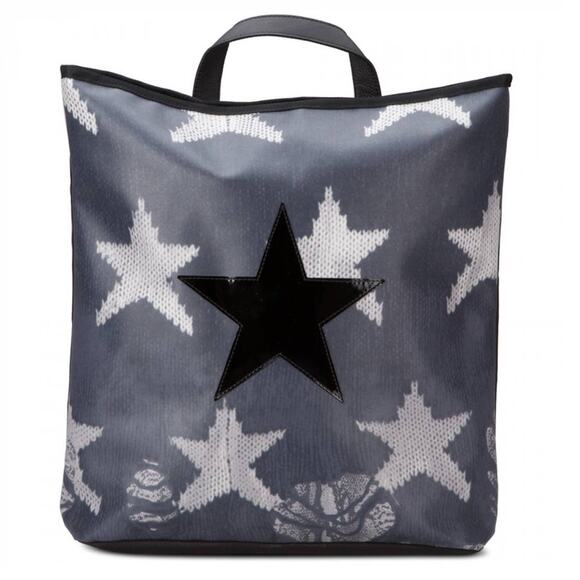GEORGE GINA & LUCY Handbag Sack "The‎ Star" Deep Black Bag Backpack Bold Chic - Picture 1 of 10